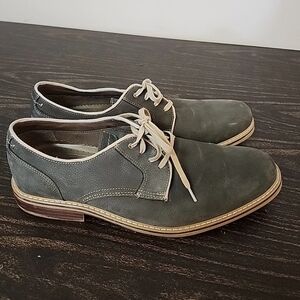 Dockers Men's Leather Shoes Size 13M gray Lace Up Loafers